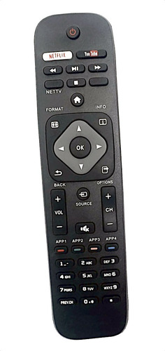 Controle Smart Tv Philips 32pfg5509/78 Led Netflix Youtube