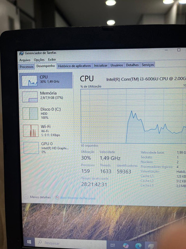 Notebook Acer Aspire A315-53, Intel Core I3, 1tb Hd, 8gb Ram Vermelho (Usado)