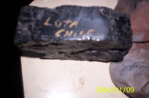 Imagen 3 de 5 de Cenicero Artesanal Carbon Cristalizado Lota 25 Mil Dispble