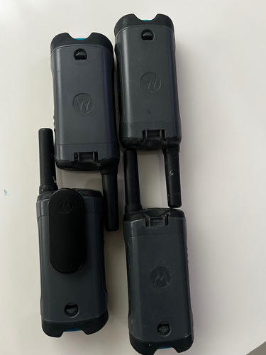 Lote 7 Aparelhos Walkie Talkie (motorola) Originais Leia Vermelho Não Se Aplica (Usado)