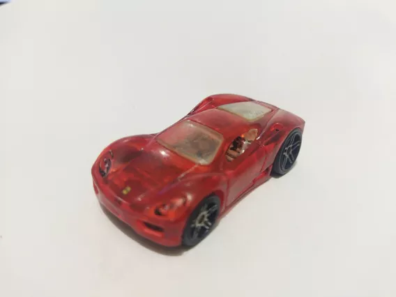 Hot Wheels Ferrari 360 Modena Rojo Trasparente