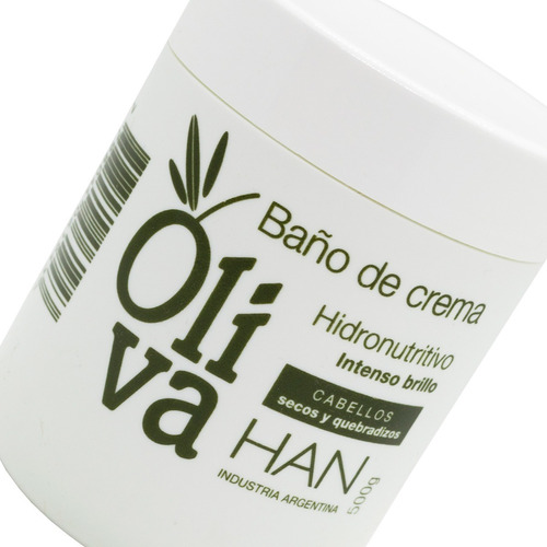 Imagen 2 de 3 de Han Oliva Mascara Capilar Brillo Intenso Cabello Seco 500gr