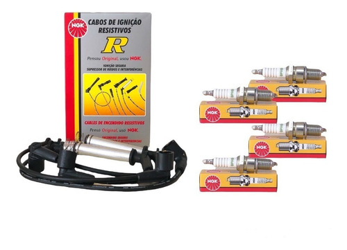 Kit Cables Y Bujias Ngk Corsa 1.4 1.6 Chevrolet Apto Gas