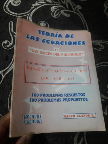 Libro Teoría De Las Ecuaciones Marco Llanos