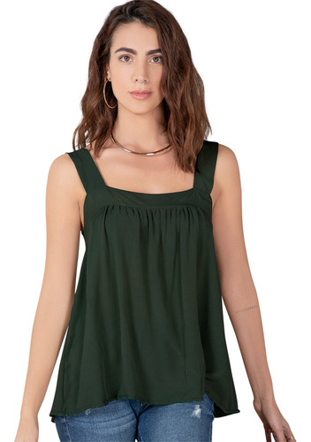 Blusa Para Mujer Verde Militar Rutta