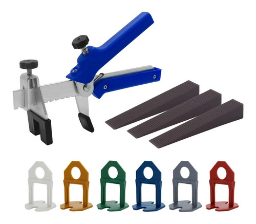 Kit Nivelador Piso Ceramica 200 Clips 1mm+100 Cunha +alicate