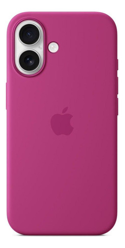 Capa Com Magsafe iPhone 16, Apple, Silicone Fúcsia