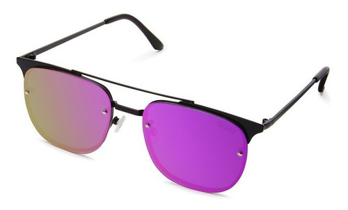 Óculos Quay Austrália - Private Eyes - Espejo negro/morado
