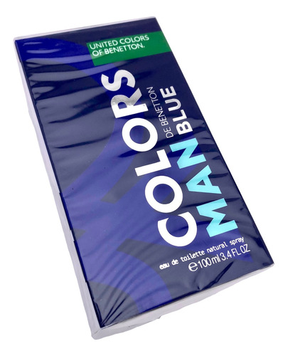 Benetton Colors Man Blue 100 Ml - mL a $1310