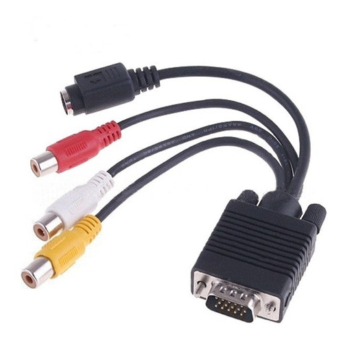 Adaptador Vga A 3rca+video 6+1 (cable)