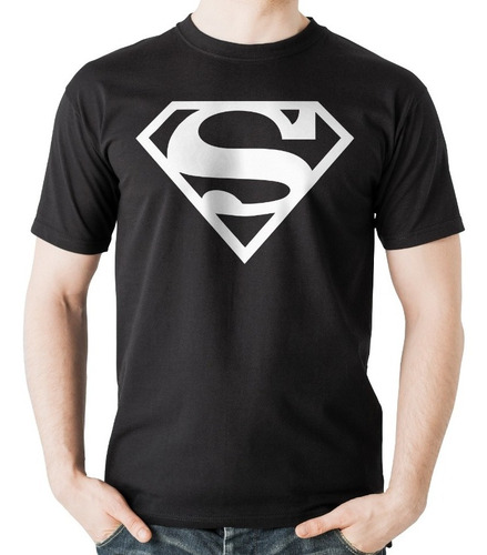 Polera Superman 100% Algodon