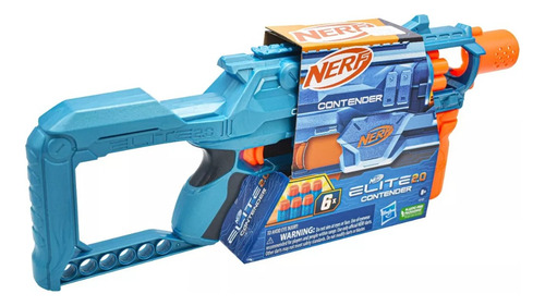 Nerf Elite 2.0 Contender 6 Dardos Hasbro