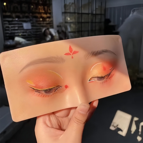 Plantilla 3d De Silicona Para Practicar Maquillaje De Ojos