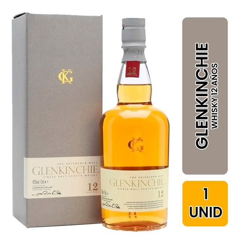 Whisky Glenkinchie 12 Años Single Malt Whiskey 750ml Escocia