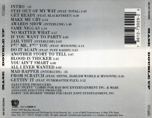 Cd Mase Double Up 1999 Usado (Usado)