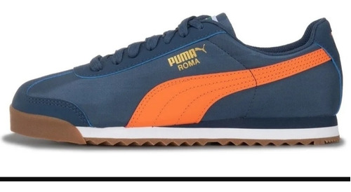 tenis puma roma azul marino