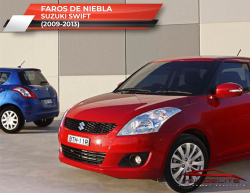 Imagen 5 de 10 de Kit Faros Niebla Suzuki Swift 2012 2013 Biseles Y Switch