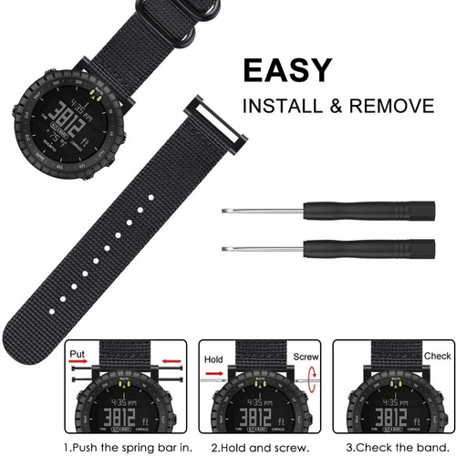Imagen 3 de 7 de Malla De Reloj Suunto Core Smartwatch Nylon