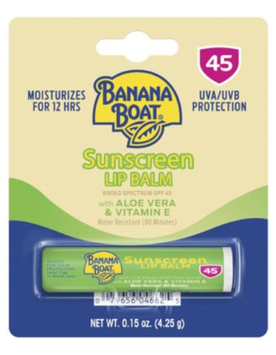 Banana Boat Sunscreen Lip Balm Spf45