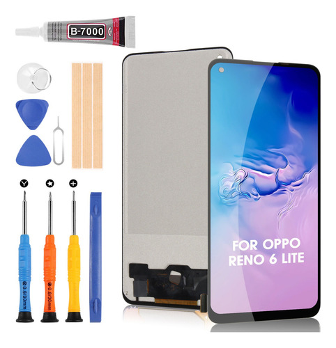 Pantalla Táctil Lcd Para Oppo Reno 6 Lite Cph2365 Incell Color Negro