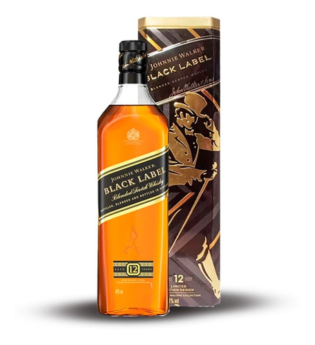 Whisky Johnnie Walker Black Label Lata Edicion Especial