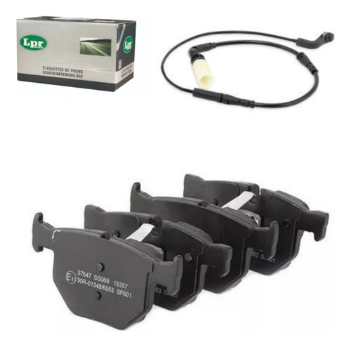 Kit Pastillas Y Sensor De Freno Para Bmw 530d E60 Trasero 