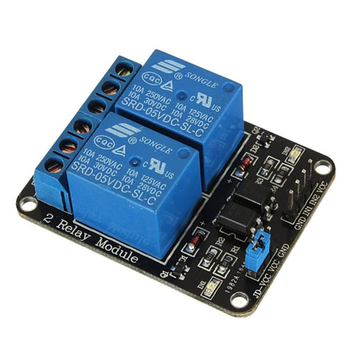 Imagem 3 de 8 de 3 Módulo Relé 2 Canais 5 V - P/ Arduino Nodemcu Raspberry