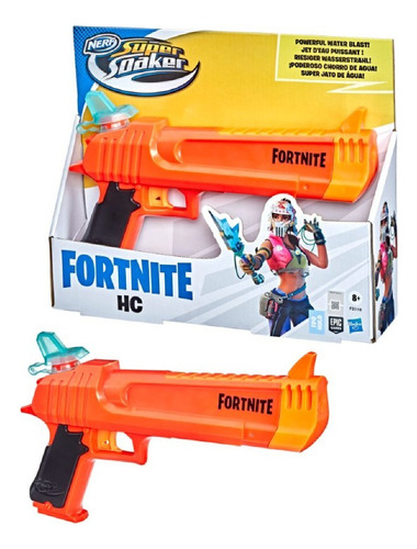 Lanzador De Agua Nerf Supersoaker Fortnite Hc