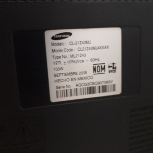 Imagen 5 de 5 de Television Samsung 21 Pulgadas