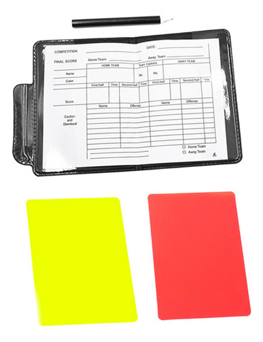 2 Paquete De 2 A 4 Juegos De Tarjetas De Árbitro 2 Piezas