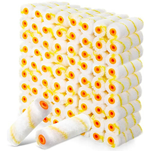 Rodillo De Pintura 4puLG 200 Pcs, 1/2puLG De Pelo, Microfibr