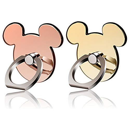 Cartoon Phone Ring Stand Holder 2pack 360 Rotation Cell...