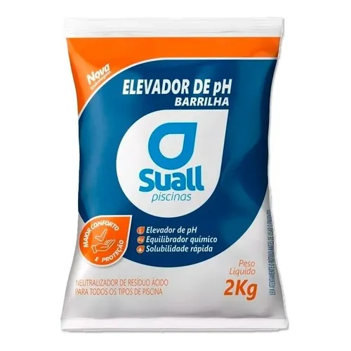 comprar Barrilha Para Piscinas - Suall 2kg