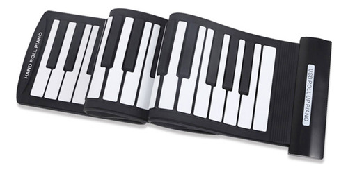 Portátil 61 Teclas Flexible Roll-up Piano Usb Midi Electróni