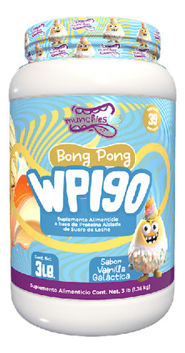 Munchies Lab Bong Pong Proteina Wpigo Vainilla 3lb.