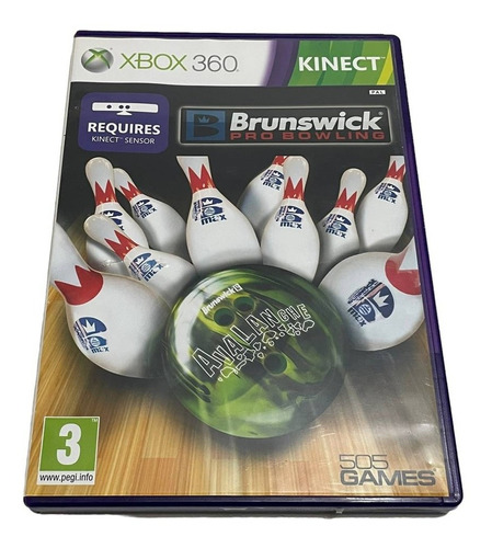 Brunswick Pro Bowling Xbox 360 Midia Fisica Original Complet