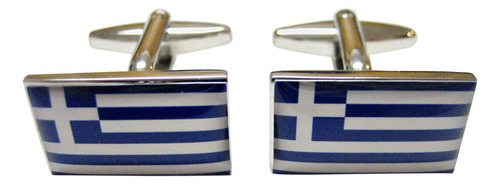 Kiola Designs Gemelos Con Bandera Griega De Grecia, Azul, Bl
