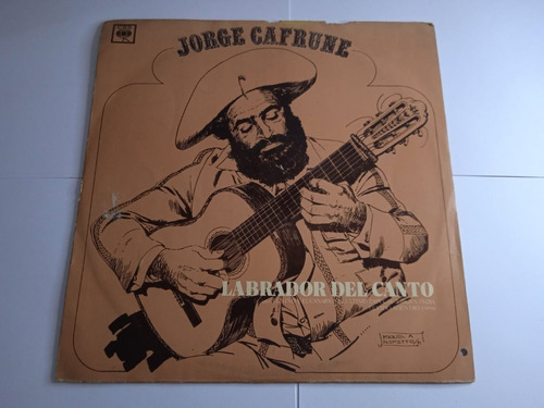 Jorge Cafrune Labrador Del Canto Disco Vinilo Año 1978