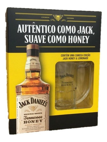 Whisky Jack Daniels Honey Lemonade 1000ml Com Caneca