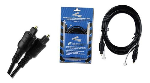 Cable Fibra Optica Para Audio Profesional - 1.80 Metros