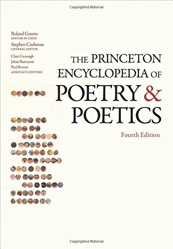 The Princeton Encyclopedia Of Poetry And Poetics: Fourth Ed, De Sin Especificar. Editorial Princeton University Press, Tapa Blanda En Inglés, 0000