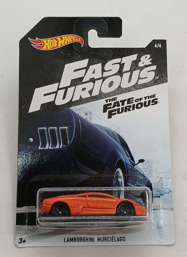 Lamborghini Murcielago Hot Wheels Rapido Y Furiosos Naranja