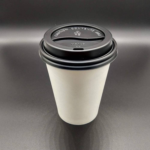 1000 Copos De Papel Biodegradável P/ Café 240 Ml Com Tampa