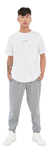 Buzo Hombre Jogger Gris Claro Corona