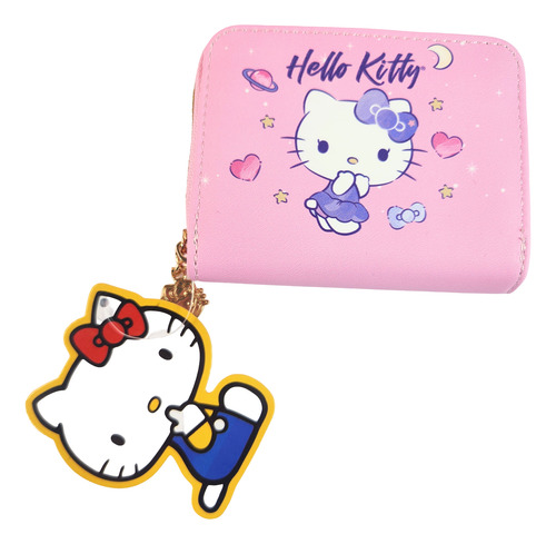Billetera Hello Kitty Kuromi Sanrio Con Monedero Y Tarjetero