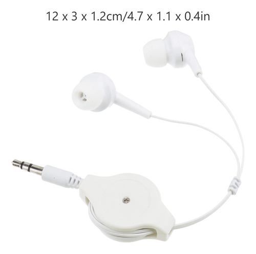 Audífonos Retráctiles Mikikit, Con Cable, Conector De 3,5 Mm