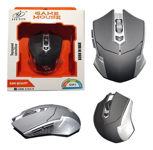 Mouse Gamer Inalámbrico Jiexin A6803 Blueeye