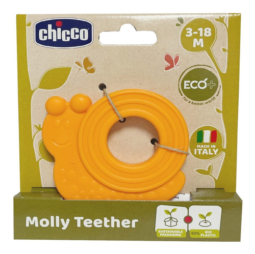 Brinquedo Para Bebes Mordedor Molly Teether Eco Chicco