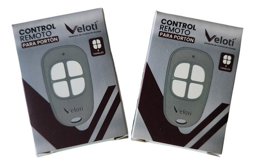 2 X Control Remoto Original Porton Mc Garcia Veloti / Titan