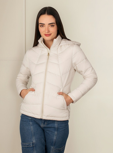 Chamarra Para Mujer Capitonada Con Capucha Fija Greenlander